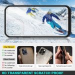 Wholesale Strong Crystal Clear Slim Hard Bumper Protective Case for Apple iPhone 13 [6.1] / 16e (Purple)