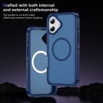 Wholesale Heavy Duty Rugged Guardian Defender Armor Protection Magsafe Case for Apple iPhone 16 (Blue)