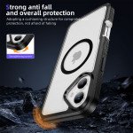 Wholesale Heavy Duty Rugged Guardian Defender Armor Protection Magsafe Case for Apple iPhone 16 (Clear)
