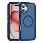 Wholesale Heavy Duty Rugged Guardian Defender Armor Protection Magsafe Case for Apple iPhone 16 Plus (Blue)