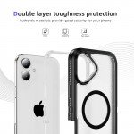 Wholesale Heavy Duty Rugged Guardian Defender Armor Protection Magsafe Case for Apple iPhone 16 Plus (Clear)