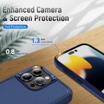 Wholesale Heavy Duty Strong Armor Hybrid Trailblazer Case Cover for Apple iPhone 16 Pro Max (Navy Blue)