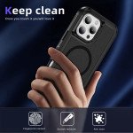 Wholesale Heavy Duty Rugged Guardian Defender Armor Protection Magsafe Case for Apple iPhone 16 Pro Max (Black)