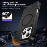 Wholesale Heavy Duty Rugged Guardian Defender Armor Protection Magsafe Case for Apple iPhone 16 Pro Max (Black)