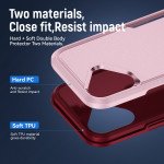 Wholesale Heavy Duty Strong Armor Hybrid Trailblazer Case Cover for Apple iPhone 16 (Pink)