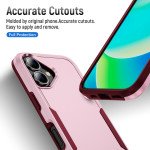 Wholesale Heavy Duty Strong Armor Hybrid Trailblazer Case Cover for Apple iPhone 16 Plus (Pink)