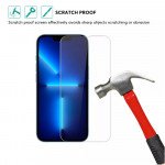 Wholesale 10pc Transparent Tempered Glass Screen Protector for iPhone 16e / 14 / 13 / 13 Pro [6.1] (Clear)