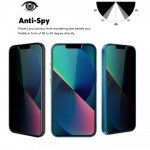 Wholesale Privacy Anti-Spy Full Cover Tempered Glass Screen Protector for Apple iPhone 15 Pro Max (Black)