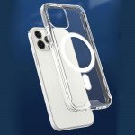 Wholesale Pro MagSafe Magnetic Transparent Clear Edge Bumper Armor Case for iPhone 14 Plus [6.7] (Clear)