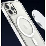 Wholesale Pro MagSafe Magnetic Transparent Clear Edge Bumper Armor Case for Apple iPhone 13 Pro Max [6.7] (Clear)