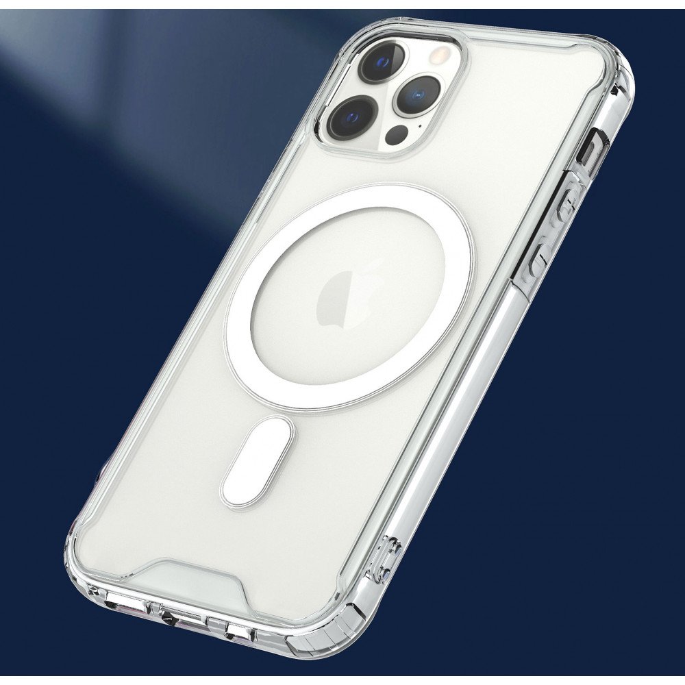 Wholesale Pro MagSafe Transparent Clear Edge Bumper Armor Case