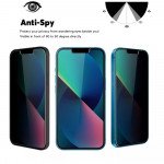 Wholesale Privacy Anti-Spy Full Cover Tempered Glass Screen Protector for iPhone 16e / 14 / 13 / 13 Pro [6.1] (Black)
