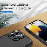 Wholesale Heavy Duty Strong Armor Hybrid Trailblazer Case Cover for Apple iPhone 16 Pro (Black)