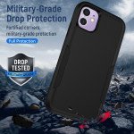 Wholesale Heavy Duty Strong Armor Hybrid Trailblazer Case Cover for Apple iPhone 11 (6.1 inch) (Black)