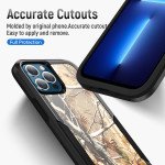 Wholesale Design Fashion Heavy Duty Strong Armor Hybrid Picture Printed Case Cover for Apple iPhone 13 Pro Max (Camo Tree)