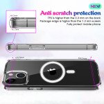 Wholesale Transparent Clear Pro MAGNETIC Magsafe Circle Case for Apple iPhone 13 [6.1] (Clear)