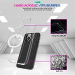 Wholesale Transparent Clear Pro MAGNETIC Magsafe Circle Case for Apple iPhone 13 [6.1] (Clear)