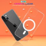 Wholesale Transparent Clear Pro MAGNETIC Magsafe Circle Case for Apple iPhone 13 [6.1] (Clear)