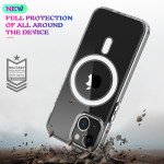 Wholesale Transparent Clear Pro MAGNETIC Magsafe Circle Case for Apple iPhone 13 [6.1] (Clear)
