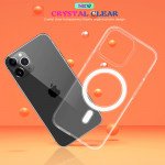 Wholesale Transparent Clear Pro MAGNETIC Magsafe Circle Case for Apple iPhone 13 Pro Max (Clear)