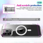 Wholesale Transparent Clear Pro MAGNETIC Magsafe Circle Case for Apple iPhone 13 Pro (Clear)