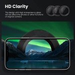 Wholesale Premium Guard Titanium Alloy HD Tempered Glass Camera Lens Protector for Apple iPhone 13 Pro, iPhone 13 Pro Max (Silver)