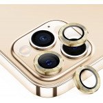 Wholesale Premium Guard Titanium Alloy HD Tempered Glass Camera Lens Protector for Apple iPhone 13 Pro, iPhone 13 Pro Max (Gold)