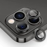 Wholesale Premium Guard Titanium Alloy HD Tempered Glass Camera Lens Protector for Apple iPhone 13 [6.1] / 13 Mini [5.4] (Black)