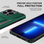 Wholesale Military Grade Armor Protection Shockproof Hard Kickstand Case for Apple iPhone 13 Pro Max (Red)