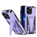 Wholesale Military Grade Armor Protection Shockproof Hard Kickstand Case for Apple iPhone 13 Pro (Purple)