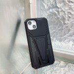 Wholesale Military Grade Armor Protection Shockproof Hard Kickstand Case for Apple iPhone 13 [6.1] (Black)