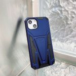 Wholesale Military Grade Armor Protection Shockproof Hard Kickstand Case for Apple iPhone 13 [6.1] (Navy Blue)