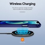Wholesale Strong Clear Armor Plate Slim Edge Bumper Protective Case for iPhone 14 [6.1] / 16e (Navy Blue)