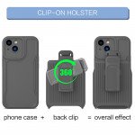 Wholesale Premium Impact Protection Shockproof Heavy Duty Armor Explorer Case with Clip for iPhone 14 Pro [6.1] (Black)