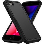 Wholesale Heavy Duty Strong Armor Hybrid Trailblazer Case Cover for Apple iPhone 8 / 7, iPhone SE (2020/2022) (Black)