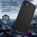 Wholesale Heavy Duty Strong Armor Hybrid Trailblazer Case Cover for Apple iPhone 8 / 7, iPhone SE (2020/2022) (Navy Blue)