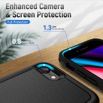 Wholesale Heavy Duty Strong Armor Hybrid Trailblazer Case Cover for Apple iPhone 8 Plus / 7 Plus (Navy Blue)