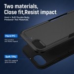 Wholesale Heavy Duty Strong Armor Hybrid Trailblazer Case Cover for Apple iPhone 8 / 7, iPhone SE (2020/2022) (Black)