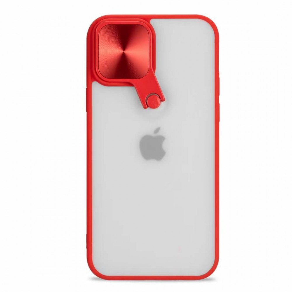iphone13 pro max lens ring case red