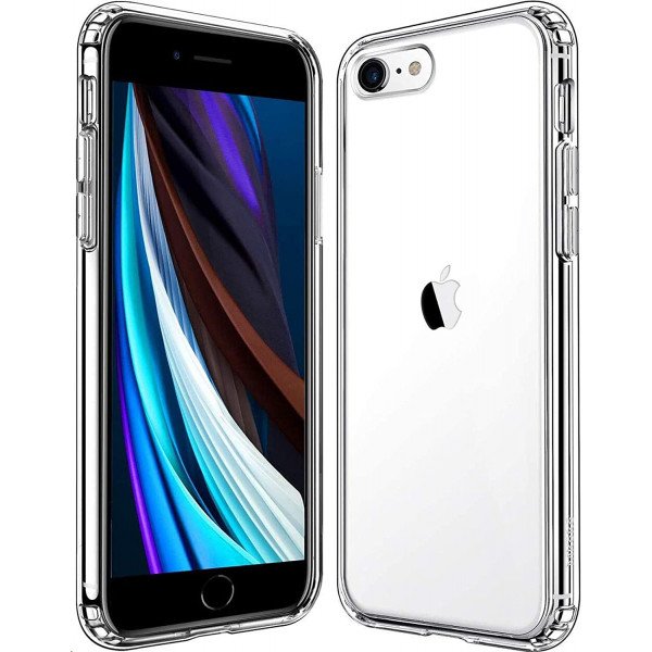Wholesale Clear Armor Hybrid Transparent Case for Apple iPhone SE 2022 / 2020 (Clear)