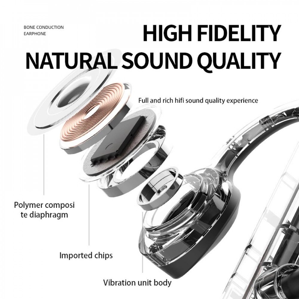 Wholesale Wireless Bone Conduction Design Ear Hook Bluetooth