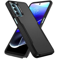 Heavy Duty Strong Armor Hybrid Trailblazer Case Cover for Motorola G Stylus 5G 2022 (Black)