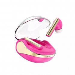 TWS In Ear Bluetooth Wireless Headphone Earbuds Gaming Headset Stereo Sound P60 for Universal Cell Phone And Bluetooth Device (Hot Pink) TWS In Ear Bluetooth Wireless Headphone Earbuds Gaming Headset Stereo Sound P60 for Universal Cell Phone And Bluetooth Device (Hot Pink)
