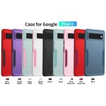 Wholesale Heavy Duty Strong Armor Hybrid Trailblazer Case Cover for Google Pixel 6 (Black)