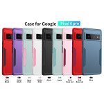 Wholesale Heavy Duty Strong Armor Hybrid Trailblazer Case Cover for Google Pixel 6 Pro (Purple)