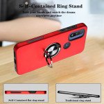 Wholesale Dual Layer Armor Hybrid Stand Ring Case for Motorola Moto G Play 2023 / Moto G Power 2022 / Moto G Pure (Red)