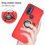 Wholesale Dual Layer Armor Hybrid Stand Ring Case for Motorola Moto G Play 2023 / Moto G Power 2022 / Moto G Pure (Navy Blue)