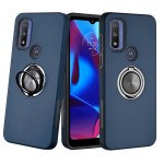 Wholesale Dual Layer Armor Hybrid Stand Ring Case for Motorola Moto G Play 2023 / Moto G Power 2022 / Moto G Pure (Navy Blue)