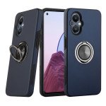 Wholesale Dual Layer Armor Hybrid Stand Ring Case for OnePlus Nord N20 5G (T-Mobile) (Navy Blue)