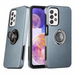 Dual Layer Armor Hybrid Stand Ring Case for Samsung Galaxy A23 (Gray)